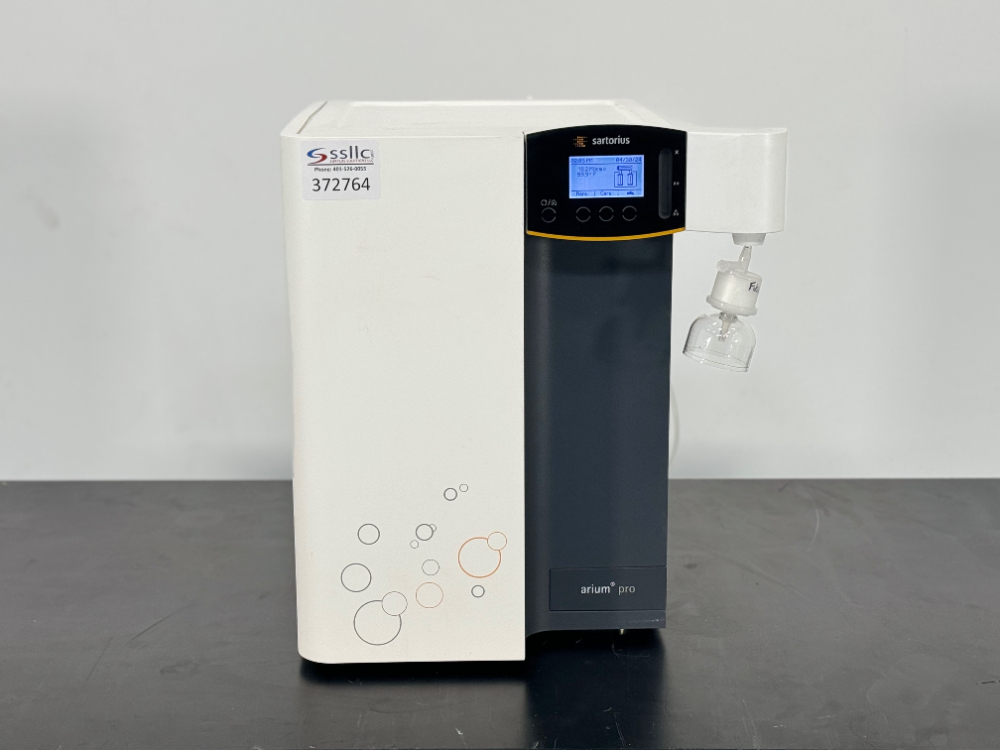 Sartorius arium pro Lab Water Purification System Surplus Solutions